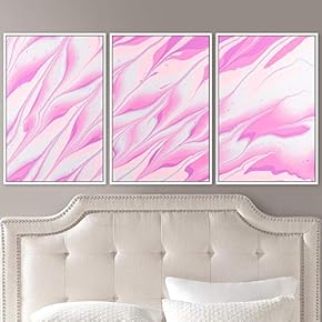 signwin 3 Piece Framed Canvas Wall Art Abstract...