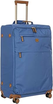 review Bric's X-Bag Large Spinner with Frame - 30 Inch - Suitcases with Wheels - Checked Luggage - Marine