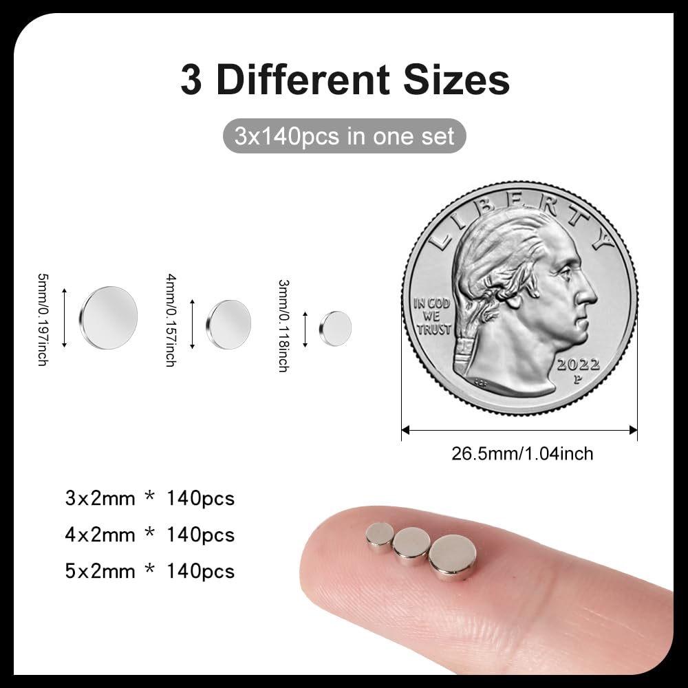 Mini Magnets for 3D Printing - Bulk Pack -2
