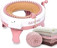 FYGAIN SENTRO Strickmaschine, 48 Nadeln Strickmaschine mit Reihenzähler, Strickmaschine für Erwachsene/Kinder, Dualmodus Strickmaschine für Socke, Mütze und Schal