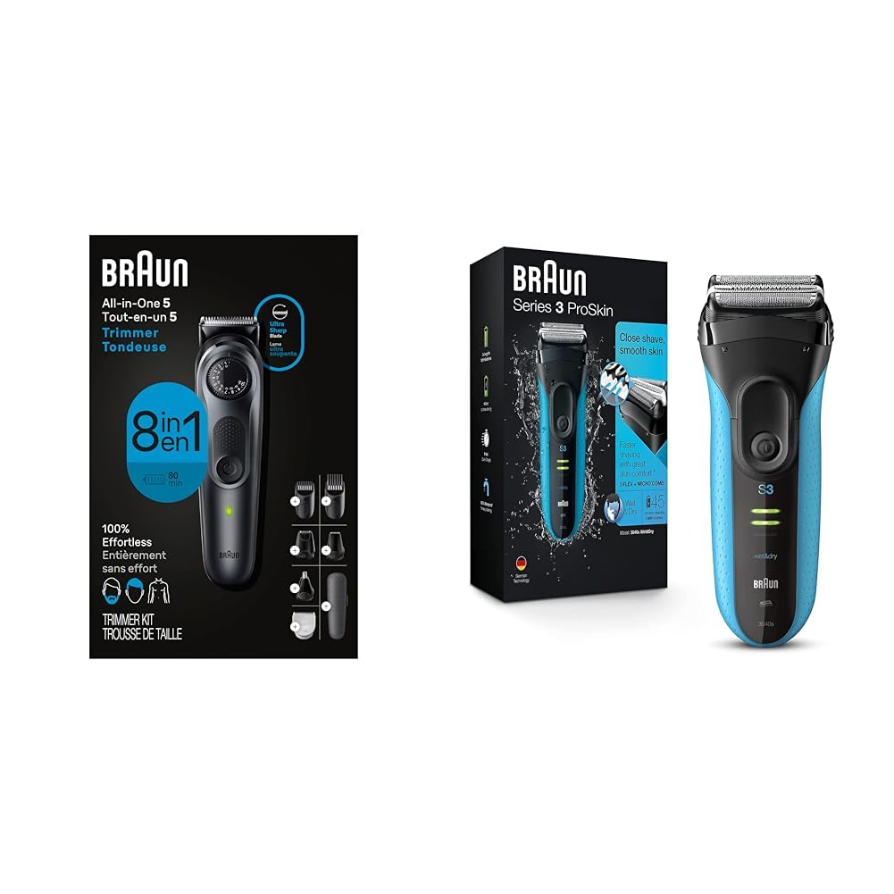 Braun All-in-One Style Kit Series 5 5471, 8-in-1 Trimmer for Men