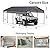 WTTTTW 12'x20' Heavy Duty Metal Carport, All-Weather Outdoor Storage Car Port, Outdoor Garage Car Shelter Shade with Metal Frame, Galvanized Steel Roof, for Pickup, Boat, Car, Tractors