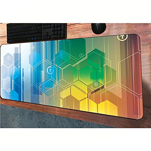 Mauspad mit Tierbärendruck Großes, Waschbares Gummi, 3 Mm Dicke, Gaming-Mousepad, Teppichboden,...