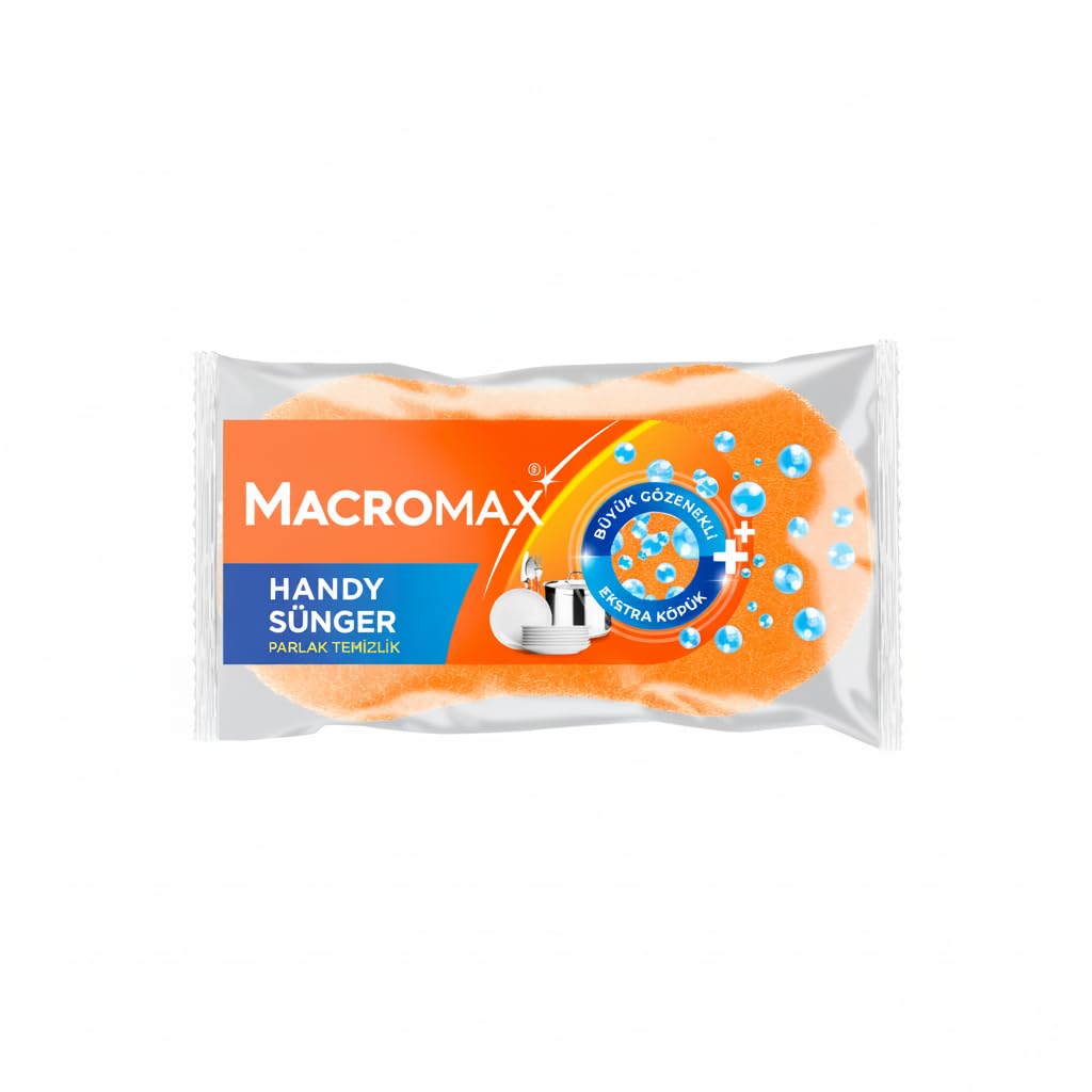 Macromax Handy Sünger Büyük Gözenekli Temizlik Süngeri