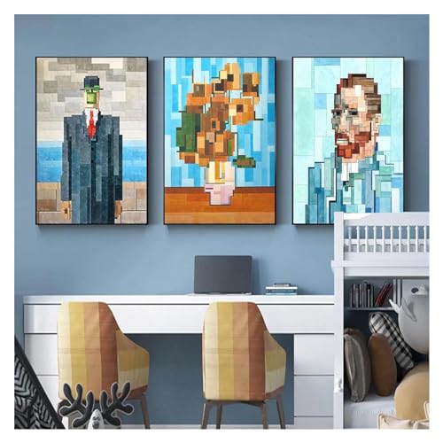 Tableau nature motif marbre abstrait pour salon moderne - 6