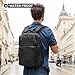 SUIKIHUM Waterproof Laptop Backpack for Men & Women, Flight Approved Anti-Theft Daypack with 15.6-inch Laptop Sleeve (Black)