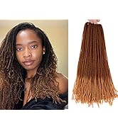 RAYIIS Fuax Locs Crochet Hair Super Lightweight Micro Losc 4Packs Goddess Locs Crochet Hair Synth...