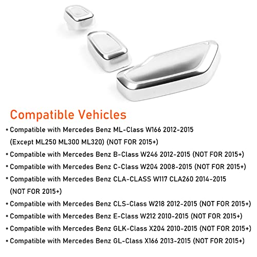 Bouton de réglage de siège auto compatible commande gauche Mercedes Benz