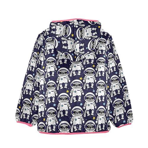 Kids Girls Full Zip Hoodie Fleece Lining Jacket Hoodie Coat Fall Winter Outwear2