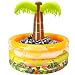 Produktbild iBaseToy Palme aufblasbar mit Getränkekühler, Aufblasbare Palme mit Kühler, Wein- & Sektkühler bierkühler, Outdoor-Picknick und Grillparty für Erwachsene und Kinder 92 x 90cm