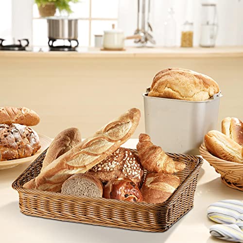 JINGLING Cestino rettangolare in vimini per