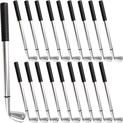 Tihood 25Pcs Golf Ballpoint Pen Funny Sports Golfing Club Props Black Gel Ink For Students Coworkers Boss Office Dad