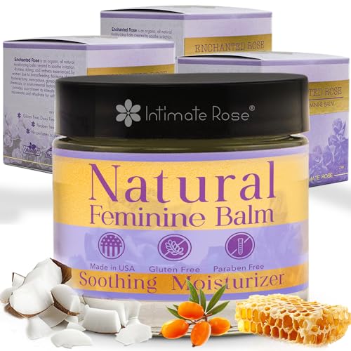 Image of Feminine Care - Moisturizer (Balm) for Nipples; Vaginal; Vulva that Aids in Relief of Dryness; Itching; Irritation; Helps with Menopause; Balanced mix of (Lotion) & (Cream) Texture - USA Made (3 Pack)