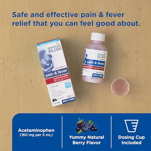Image of Mommy's Bliss Children's Liquid Acetaminophen, Dye-Free, Ages 2+, 4 Fl Oz
