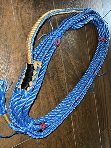 Bull Rope Blue Poly Jr Bull 9x7 LH 7/8