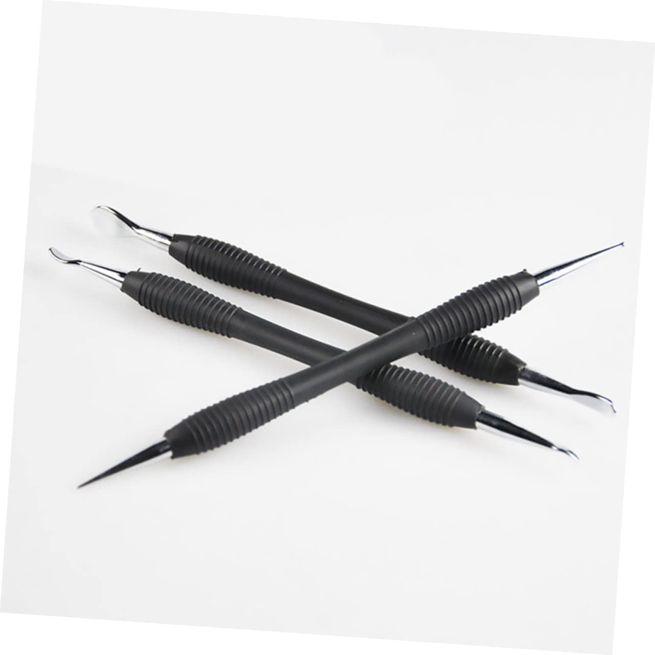 Housoutil Herramientas para Grabado Piezas 3 Tallar Negro para Cuero