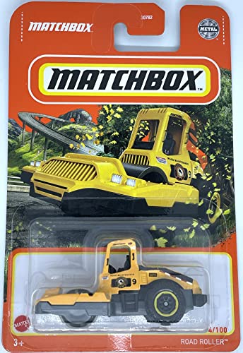 Vehículo de juguete Road Roller Matchbox 2022 miniatura 1