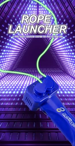 Image of Genie's Toy Bus Magic Strings Rechargeable Flying Rope Launcher Toy I USB Charging with Built-in Lithium Battery I Press to Fire Design I Suitable for Kids 6+ Years I Best Birthday Gift for Kids
