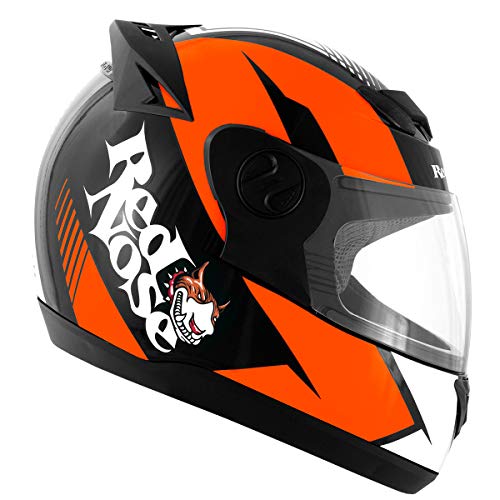 Pro Tork Capacete Evolution G6 Red Nose Rn-01 Fosco 58 multicor (Preto/Branco/Laranja)