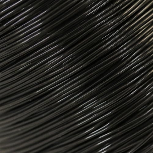 Stretch Magic Elastic Beading Cord – Black Color, 0.5mm in Diameter, 25-Meter (82 ft) - Easy to Knot, Strong & Stretchy String for Making Beaded Jewelry