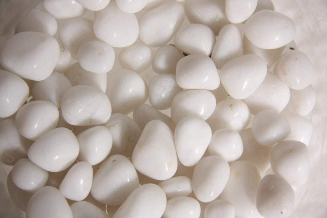 Ohhsome Polished White Natural Pebbles Pebbles/Stones for Succulents/Small Pots/Table Decoration [500Gm] (B08LC5F749) Amazon Price History, Amazon Price Tracker
