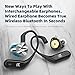 CCA KZ AZ09 PRO Bluetooth 5.2 Module IEM Bluetooth Adapter Waterproof Ear Hook Extra Long Battery Life Cable for ​KZ ZS10 PRO/ZSN Pro X/ZSN PRO/ZEX PRO/AS16 PRO/Zax/DQ6 Polaris/C12/CRA PRO(C pin)