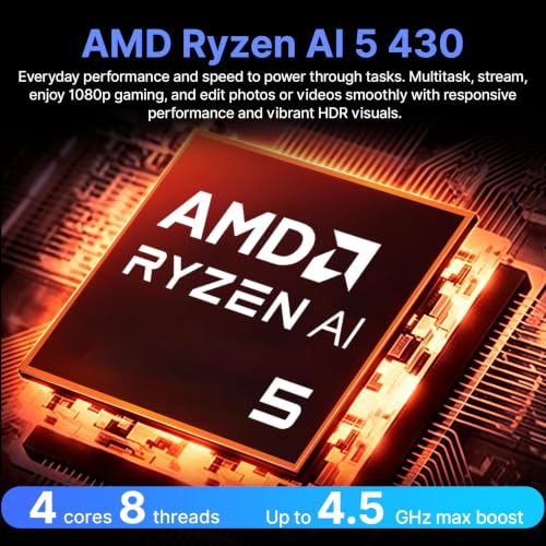 Image of HP OmniBook X Flip 2-in-1 14 inch 2K OLED Touchscreen Laptop, Ryzen AI 5 430, 16GB RAM, 2TB Storage (1TB SSD+1TB Docking Station), AMD Radeon 840M, Copilot+ PC, Backlit Keyboard, Win 11, Deep Espresso