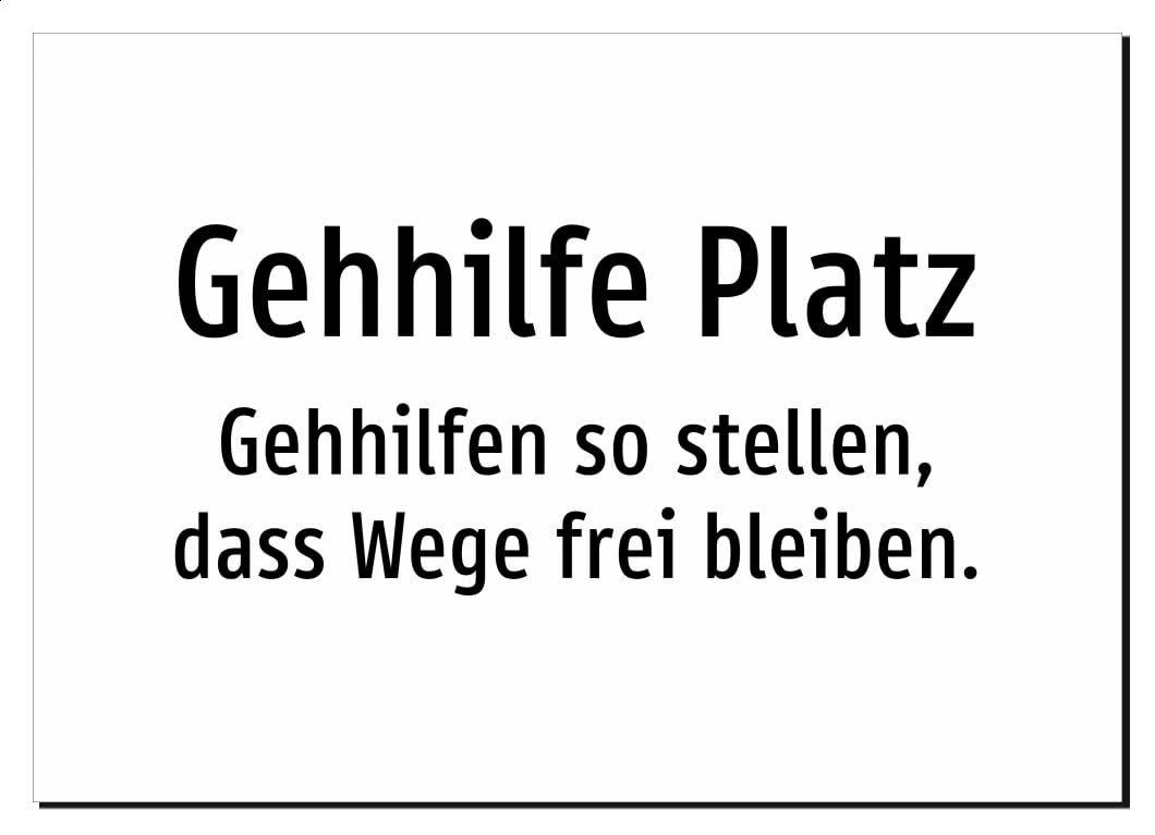 39631-DE-T-13 | Gehhilfe Platz - Gehhilfen so stellen, dass Wege frei