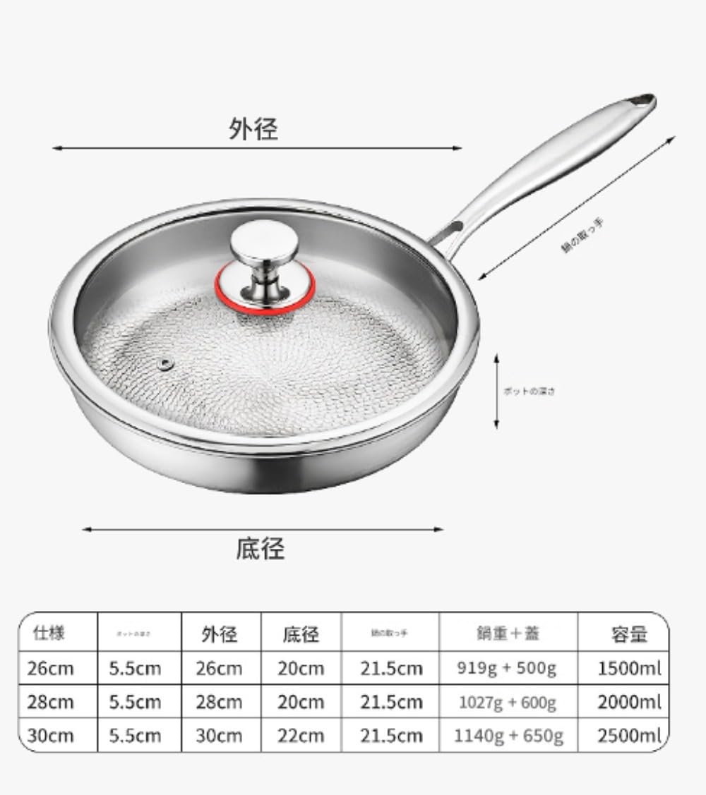 Amazon | Gureha純チタン製ソテーパン 純チタンフライパン 無塗装 Amazon | Gureha純チタン製ソテーパン 純チタンフライパン 無塗装