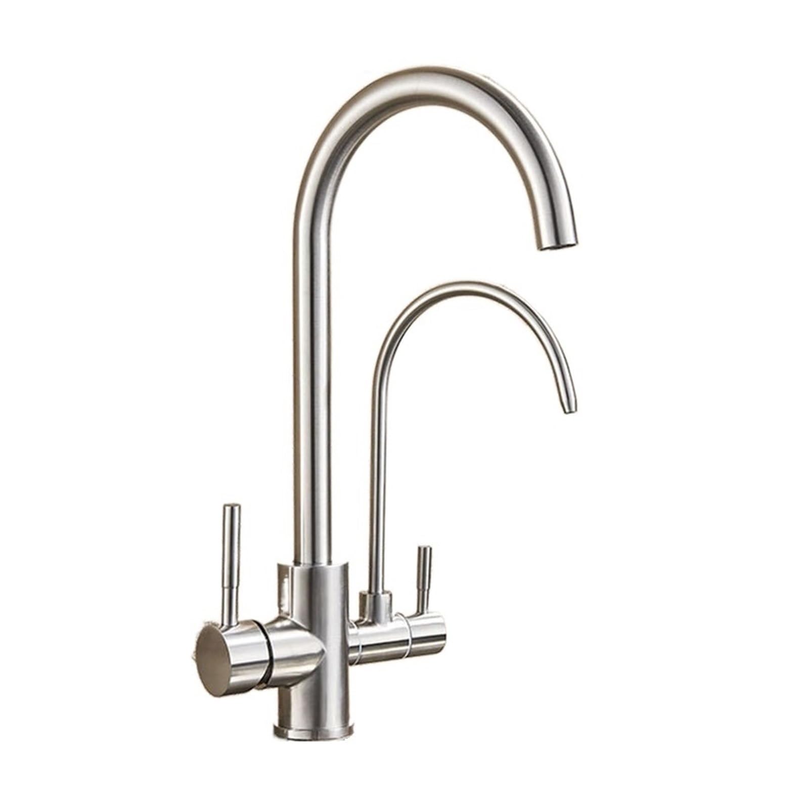 BHFPFZA Purified Water Faucet with Pull-Out Filter Hot & Cold Mixer Tap Easy Installat el h - Ideal for Kitchen Sin