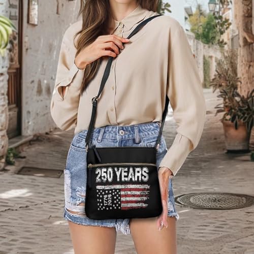 Image of Leather Purses for Women, Leather Hobo Bags for Women Travel Sling Purse Triple Zippered Pockets Shoulder Bag