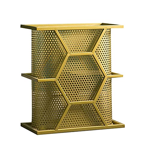 Support de rangement en fer forgé pour parapluies au design ciselé