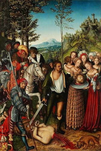 Peinture sur toile Lucas Cranach l'Ancien 60x90cm : résolvez le vide de vos murs de chambre