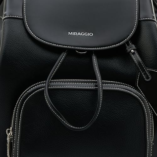 Image of Miraggio Wanderlust Backpack for Women | Laptop Bag for Women Office Use | Stylish Women Backpack | Adjustable Shoulder Straps | Ideal for Work, College & Travel
