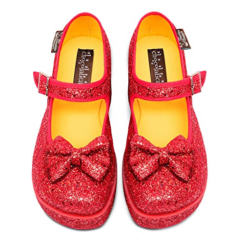 Image of Hot Chocolate Design Whimsical Women's Platform Mary Jane Shoes