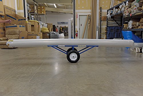 Vestil Carpet-45 Portable Carpet Dolly With Fully Pneumatic Wheels, 500 Lbs Capacity, 60" Length X 26" Width X 20" Height, Platform Width (In.) 14-11/16. #TOP4