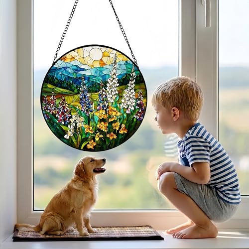 Stained Glass Window Hanging Suncatcher - image 8