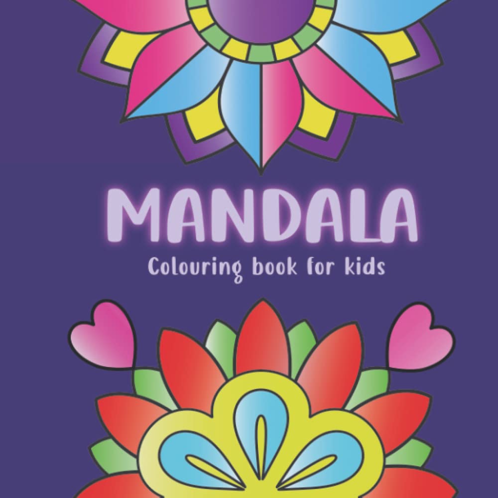 Livre de coloriage mandala : 35 motifs simples pour les enfants