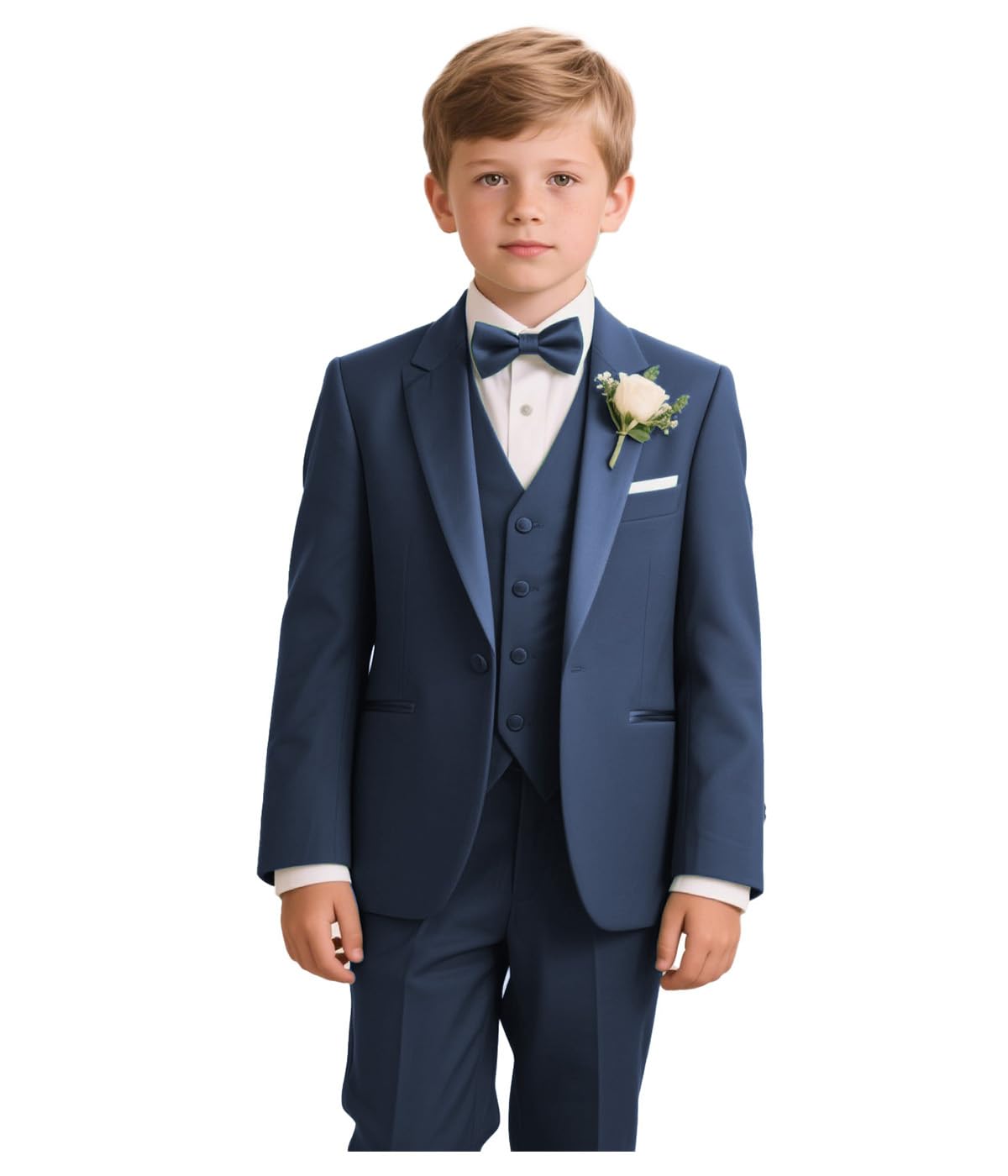 Klassischer Anzug für Jungen, 3-teilig, Hochzeit, Jungen, Weste, Hose, Anzug für 3–16 Jahre