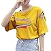 Produktbild TWIFER Sommer Damen Kurzarm T Shirt Weste Logo Gedruckt Bandage Tank Top Bluse