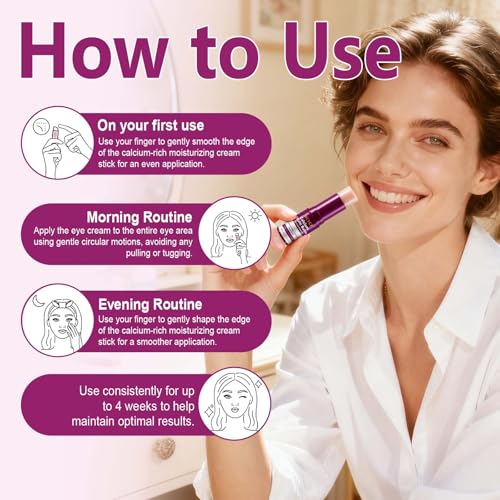 Calcium Multi Balm Stick – Koreanischer All-in-One Pflegestick mit Collagen. Feuchtigkeitsspendend, straffend und Anti-Aging für Augen, Hals & Gesicht