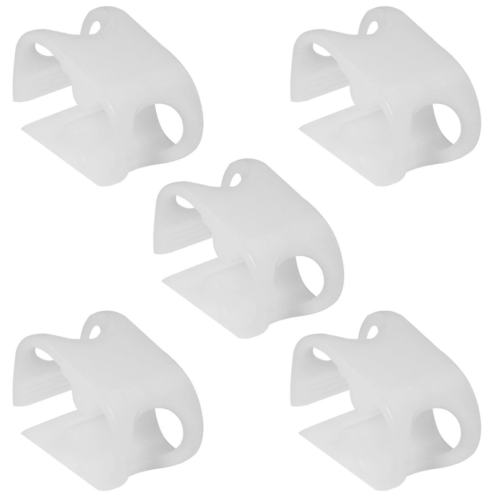 Uenhoy 5 Pcs Plastic Tubing Clamps, Small Hose Shut Off Clamps for 1/8" - 1/4" Tube O.D., Water Flow Control Hose Clip Laboratory Pinch Valve