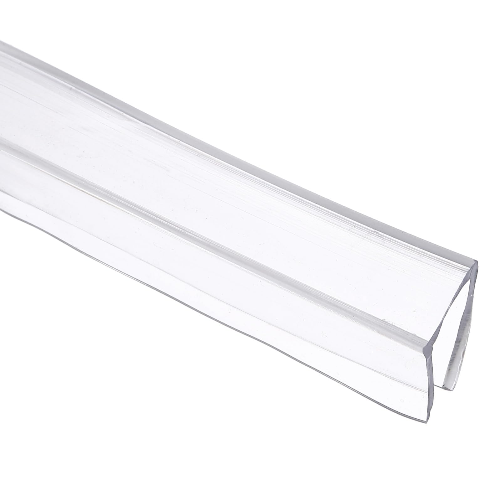sourcing map Clear Edge Trim, 9.8Ft Silicone U Channel Edge Protector, Edges Guards Fits 15/32"-1/2" for Car Doors Sheet Metal Parts (11/16" W x 9/16" H)
