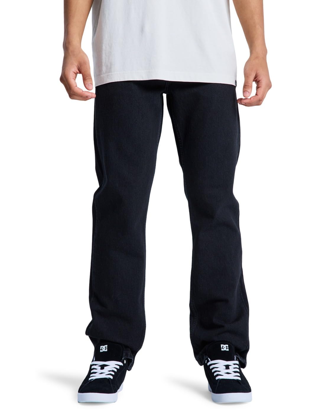 Dcshoes Denim Jeans Straight Denim Pant Mens Black