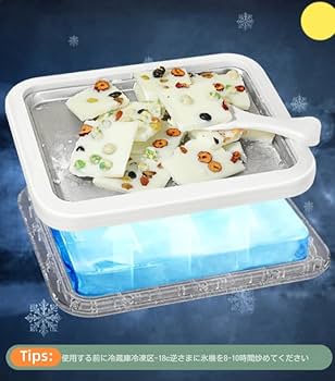 Amazon.co.jp: Larzizl アイスクリームメーカー【電気不要