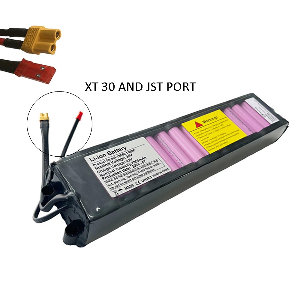 Batteria per Monopattino Elettrico 36V 36V 10.4Ah 4.4Ah 5.2Ah 6.6Ah 7.8Ah Pacco Batteria per Monopattino M365 Ricambi per Monopattino Elettrico Batterie al Litio