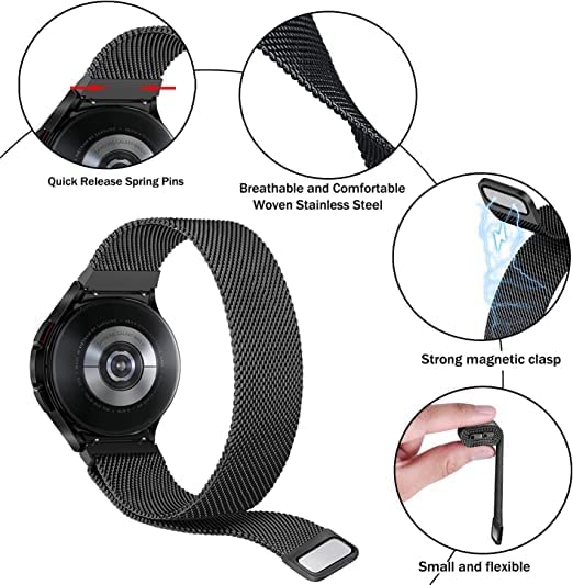 Image of IIK COLLECTION 22mm Silicone Strap for Smart Watches | Combo Pack Compatible With Noise, Fireboltt, Boat Xtend, Pebble, Boat Flash, Noise Color Fit, Ultra Smart Watch & All Watches