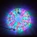 24 Ft. Plugin Rope Lights, 287 Multicolor LEDs, Connectable, Dimmable, Waterproof, Indoor/Outdoor Use, Ideal for Backyards, Weddings and Christmas Decor
