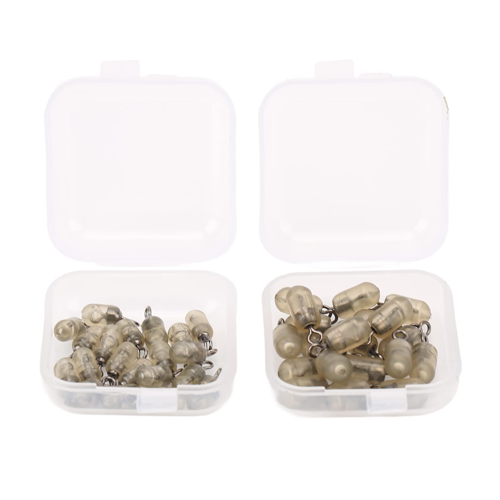 Fishing Swivels, 40Pcs Carp Bait Cage Hair Rig Stop Beads, Fishing Accessories for Freshwater Fishing, Carp钓笼,钓竿,钓线