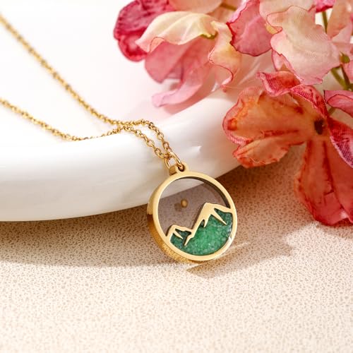 Glow in the Dark Mustard Seed Faith Necklace, Move Mountains Religious Jewelry for Christian Women Men Teens, Daily Encouragement Gift for Birthday Baptism Graduation2